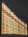 Full set of Indian bamboo flutes ( 24 flutes ) , For professional purposes Right hand