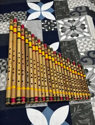 Full set 24 Bamboo Flutes Left hand