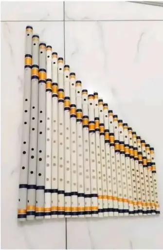 Full set of 24 PVC flutes Left hand